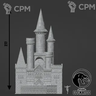 Описание картинки Vampire Dice tower/Башня для кубов от Studio Cockatoo по цене 2 750руб | Свободный Рынок Миниатюр - СРМ