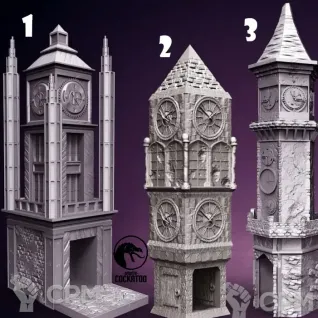 Описание картинки Dice tower/Башня для кубов от Studio Cockatoo по цене 2 750руб | Свободный Рынок Миниатюр - СРМ