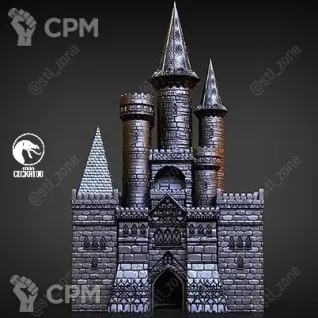 Описание картинки Vampire Dice tower/Башня для кубов от Studio Cockatoo по цене 2 750руб | Свободный Рынок Миниатюр - СРМ