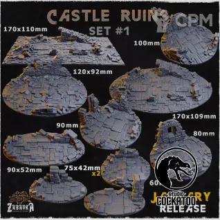 Описание картинки Castle Ruins топперы от Studio Cockatoo по цене 3 850руб | Свободный Рынок Миниатюр - СРМ