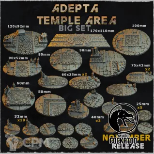 Описание картинки Adepta Temple area топперы от Studio Cockatoo по цене 3 850руб | Свободный Рынок Миниатюр - СРМ