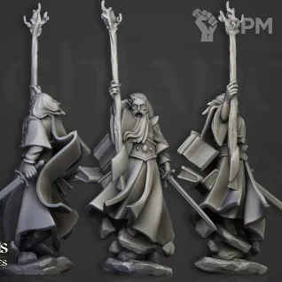 Описание картинки Mages от 3DPrintClub по цене 150руб | Свободный Рынок Миниатюр - СРМ