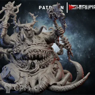 Описание картинки Putrid creature от PocketSized Prints по цене 2 750руб | Свободный Рынок Миниатюр - СРМ