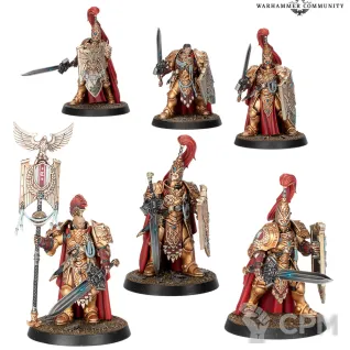 Описание картинки Custodian Sentinels Sodality от Mechanikus Forge по цене 1 800руб | Свободный Рынок Миниатюр - СРМ