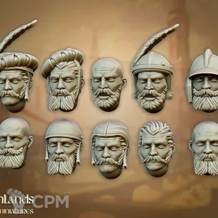 Описание картинки State Troops / Halberdiers / Spearmen / Swordsmen - 10 Штук от MrMetalHorror по цене 1 600руб | Свободный Рынок Миниатюр - СРМ