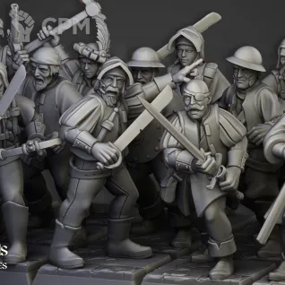 Описание картинки Free Company Militia от Daniilfedyakov по цене 80руб | Свободный Рынок Миниатюр - СРМ