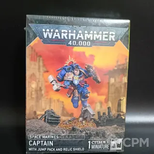 Описание картинки Space Marines: Captain with Jump Pack and Relic Shield от Gabriel Vesker по цене 4 000руб | Свободный Рынок Миниатюр - СРМ