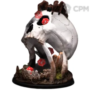 Описание картинки Dice Tower - Skull (FDM) от 3Д печать миниатюр по цене 2 253руб | Свободный Рынок Миниатюр - СРМ