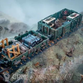 Описание картинки Строительные грузы ✠ TRENCH CRUSADE от Big Brain Terrain по цене 1 550руб | Свободный Рынок Миниатюр - СРМ