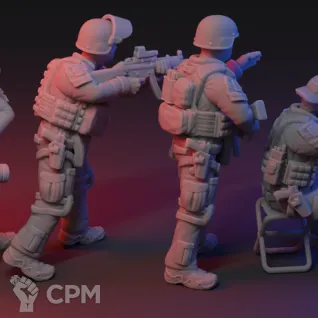 Описание картинки Swat Team Bravo Expansion от Manufactorum76 по цене 800руб | Свободный Рынок Миниатюр - СРМ