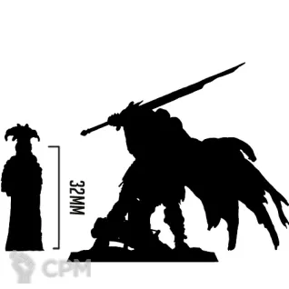 Описание картинки РЫЦАРЬ-раб ГАЭЛЬ (Dark Souls) от Mind Mash print  по цене 730руб | Свободный Рынок Миниатюр - СРМ