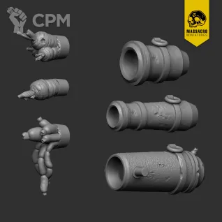 Описание картинки turnip28 Pig cannon от Daniilfedyakov по цене 1 070руб | Свободный Рынок Миниатюр - СРМ
