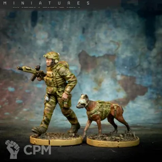 Описание картинки Task Force Dog Team от Wardog Workshop по цене 300руб | Свободный Рынок Миниатюр - СРМ