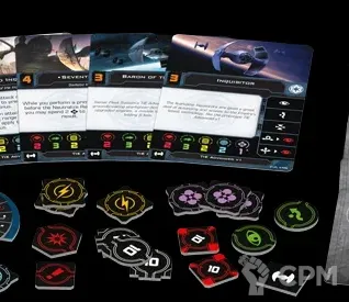 Описание картинки Star Wars X-Wing 2.0: Inquisitors TIE (на испанском) (предзаказ) от Mini Wargame по цене 2 950руб | Свободный Рынок Миниатюр - СРМ