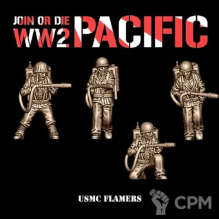 Описание картинки USMC FLAMERS от 3DPrintClub по цене 95руб | Свободный Рынок Миниатюр - СРМ