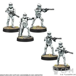 Описание картинки Star Wars: Legion – Clone Trooper Marksmen от StarkLogistics по цене 5 880руб | Свободный Рынок Миниатюр - СРМ