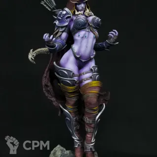 Описание картинки World of Warcraft, Sylvanas от Нефтис по цене 12 500руб | Свободный Рынок Миниатюр - СРМ