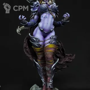 Описание картинки World of Warcraft, Sylvanas от Нефтис по цене 12 500руб | Свободный Рынок Миниатюр - СРМ