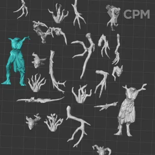 Описание картинки Sylvaneth Dryads от White Rhino по цене 599руб | Свободный Рынок Миниатюр - СРМ