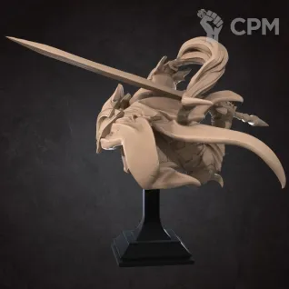 Описание картинки АРТОРИАС бюст (Dark Souls) путник бездны от Mind Mash print  по цене 1 090руб | Свободный Рынок Миниатюр - СРМ