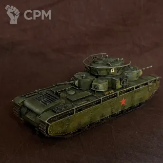 Описание картинки Т-35 1/72 от maksim.korjan по цене 1 300руб | Свободный Рынок Миниатюр - СРМ