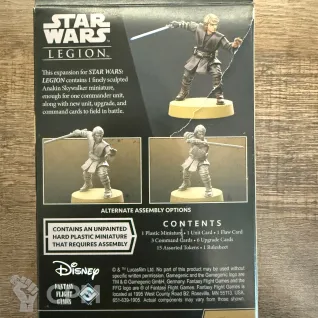 Описание картинки Star Wars Legion - Anakin Skywalker Commander Expansion от Mini Wargame по цене 2 840руб | Свободный Рынок Миниатюр - СРМ
