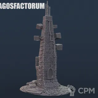 Описание картинки LoudSpeaker Tower terrain/Башня с громковговорителями от DrunkMag0sFactorum по цене 600руб | Свободный Рынок Миниатюр - СРМ