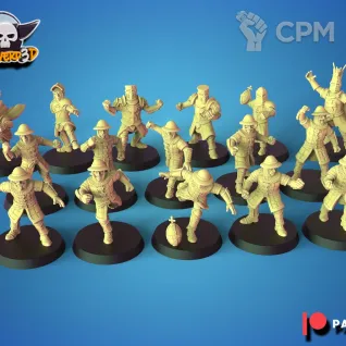 Описание картинки Knights of the Holy Grail - Bretonnia Team - Blood Bowl от Critical Print по цене 1 900руб | Свободный Рынок Миниатюр - СРМ