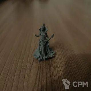 Описание картинки Lady necromancer от Happy по цене 200руб | Свободный Рынок Миниатюр - СРМ