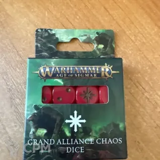 Описание картинки Grand Alliance Chaos Dice Set от zurdo по цене 3 000руб | Свободный Рынок Миниатюр - СРМ