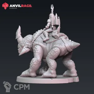 Описание картинки MERCENARY BEAST RIDER от GaRRo по цене 1 100руб | Свободный Рынок Миниатюр - СРМ