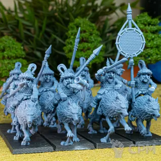 Описание картинки Mounted Steppe Goblins от GaRRo по цене 1 600руб | Свободный Рынок Миниатюр - СРМ