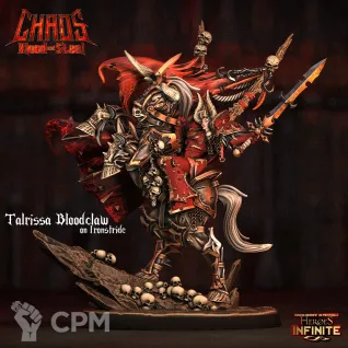 Описание картинки Talrissa Bloodclaw on Ironstride от Troster по цене 900руб | Свободный Рынок Миниатюр - СРМ