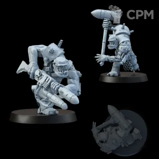 Описание картинки Набор миниатюр Орки "Tankboyz", Kill Team Wrecka Krew от Brother Ork по цене 2 720руб | Свободный Рынок Миниатюр - СРМ