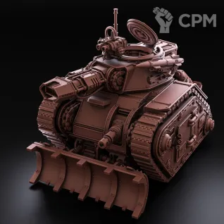 Описание картинки Solar Guard Assault Tank от Хижина Мопса по цене 2 500руб | Свободный Рынок Миниатюр - СРМ