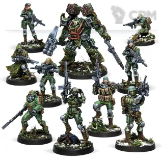 Описание картинки Ariadna Tartary Army Corps Action Pack от Grag18 по цене 2 500руб | Свободный Рынок Миниатюр - СРМ