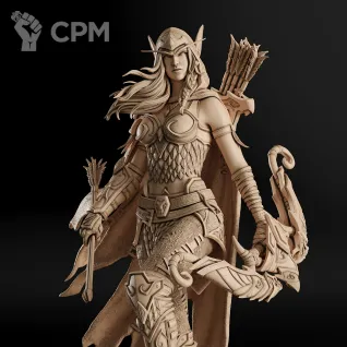 Описание картинки Alleria Windrunner Фигурка (World of Warcraft) от GAS3TXD  по цене 4 200руб | Свободный Рынок Миниатюр - СРМ