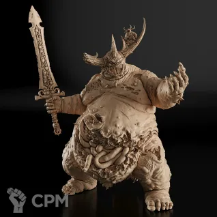 Описание картинки Great Unclean One Nurgle Фигурка (Warhammer) от GAS3TXD  по цене 4 900руб | Свободный Рынок Миниатюр - СРМ