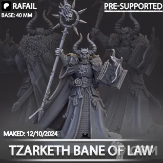 Описание картинки Tzarketh Bane of Law от Naggaroth Night по цене 600руб | Свободный Рынок Миниатюр - СРМ
