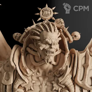 Описание картинки Primarch Angron (Warhammer) от GAS3TXD  по цене 5 600руб | Свободный Рынок Миниатюр - СРМ