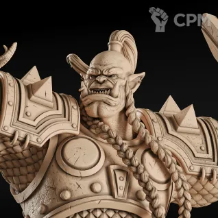 Описание картинки Orgrim On Wolf Фигурка (World of Warcraft) от GAS3TXD  по цене 6 900руб | Свободный Рынок Миниатюр - СРМ