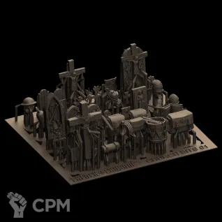 Описание картинки TRENCH CRUSADE. Church Accessories. Bits for churchmen от Подземный человек по цене 195руб | Свободный Рынок Миниатюр - СРМ