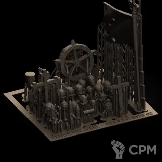 Описание картинки TRENCH CRUSADE. Church Accessories. Bits for churchmen 2 от Подземный человек по цене 195руб | Свободный Рынок Миниатюр - СРМ