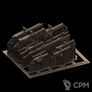 Описание картинки TRENCH CRUSADE. Hell Weapons. The firearms of Hell. от Подземный человек по цене 195руб | Свободный Рынок Миниатюр - СРМ