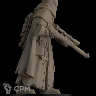 Описание картинки Sniper Priest от 30MfP по цене 160руб | Свободный Рынок Миниатюр - СРМ