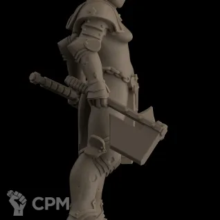Описание картинки Stigmatic Nun (Axe+Mace) от 30MfP по цене 150руб | Свободный Рынок Миниатюр - СРМ