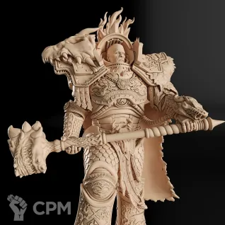 Описание картинки Vulkan Primarch Фигурка (Warhammer) от GAS3TXD  по цене 3 600руб | Свободный Рынок Миниатюр - СРМ