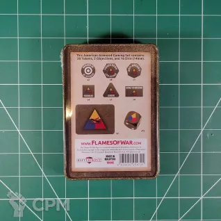 Описание картинки Flames of War USA Armoured Gaming Set от Vault Boy по цене 2 498руб | Свободный Рынок Миниатюр - СРМ