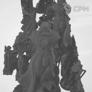 Описание картинки Tech priest enginseer от MrMetalHorror по цене 300руб | Свободный Рынок Миниатюр - СРМ