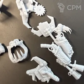 Описание картинки Warboss with Attack Squid от Чудной по цене 200руб | Свободный Рынок Миниатюр - СРМ